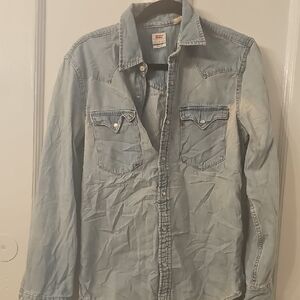 Levi's Light Blue Denim Shirt S